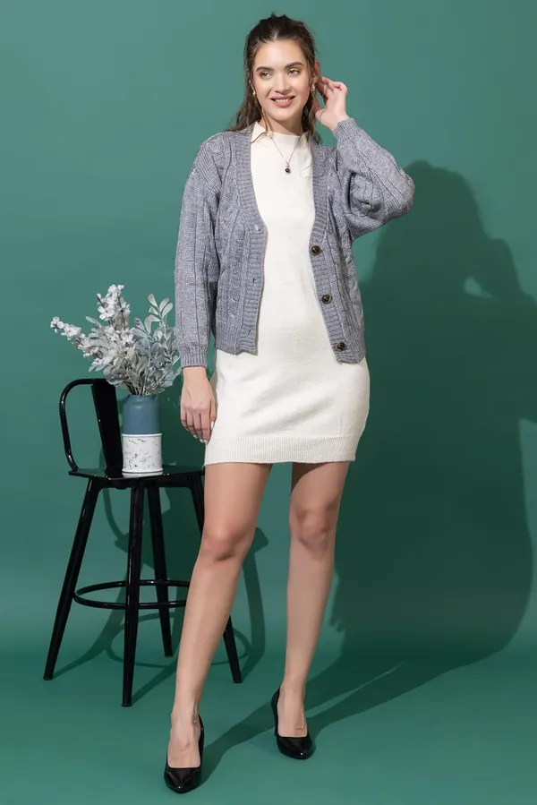 Women_Woolen_V_Neck_Cardigan_Sweater