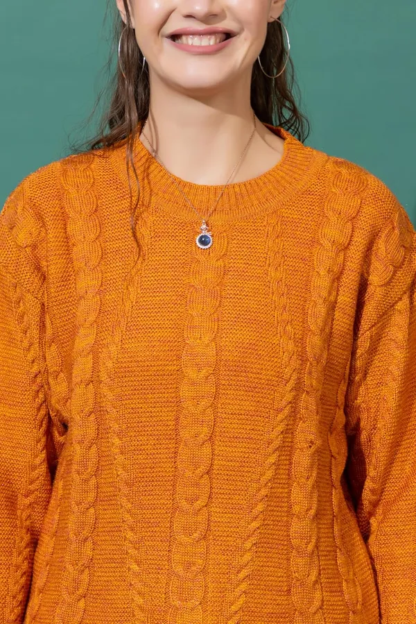 Womens_Woolen_Cable_Knit_Sweater