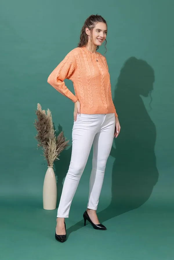 Womens_Woolen_Cable_Knit_Sweater