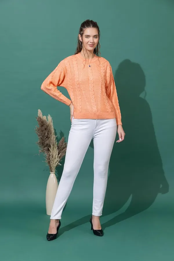 Womens_Woolen_Cable_Knit_Sweater
