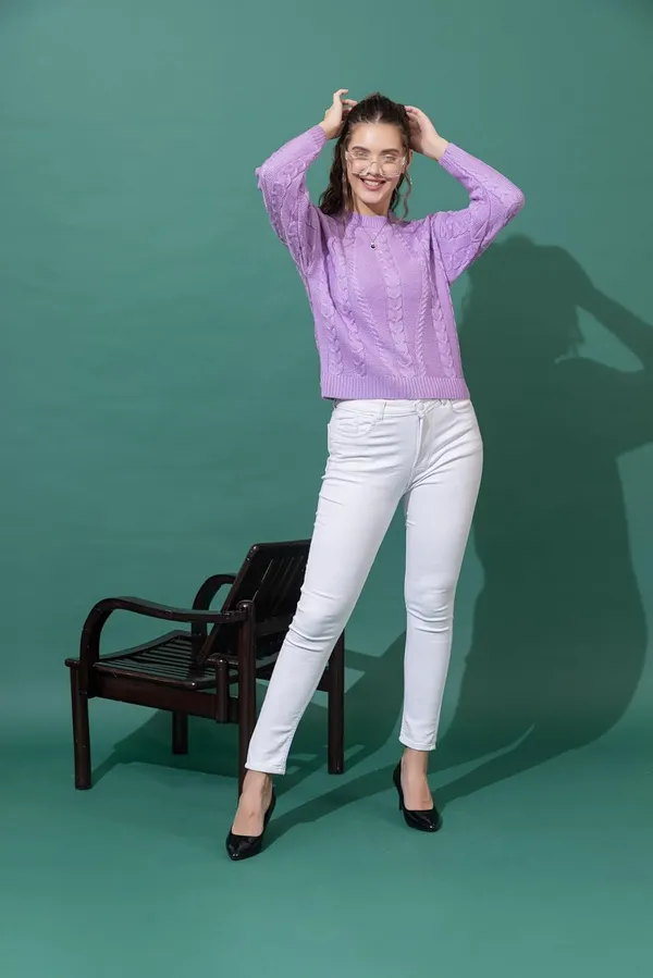 Womens_Woolen_Cable_Knit_Sweater