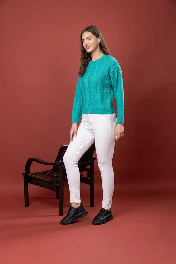 Womens_Woolen_Cable_Knit_Sweater