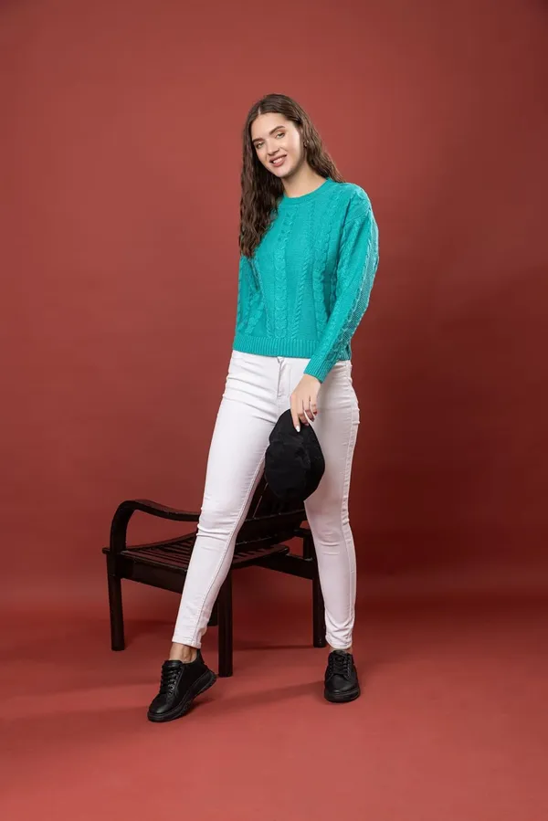 Womens_Woolen_Cable_Knit_Sweater