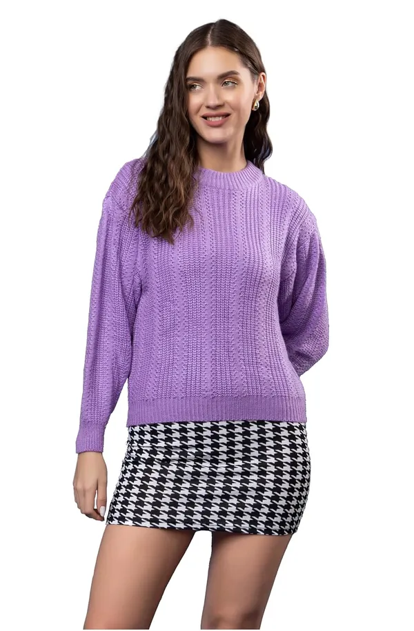 Womens_Wool_Round_Neck_Pullover_Sweater