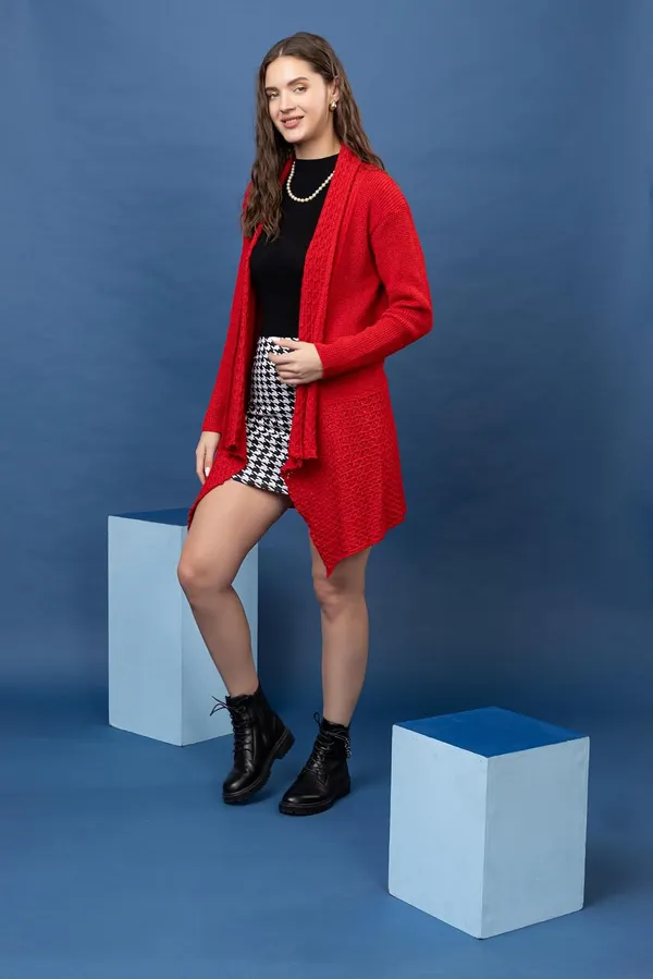 Womens_Woolen_V_Neck_Longline_Cardigan