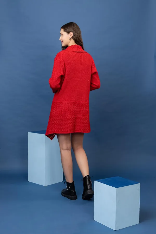 Womens_Woolen_V_Neck_Longline_Cardigan