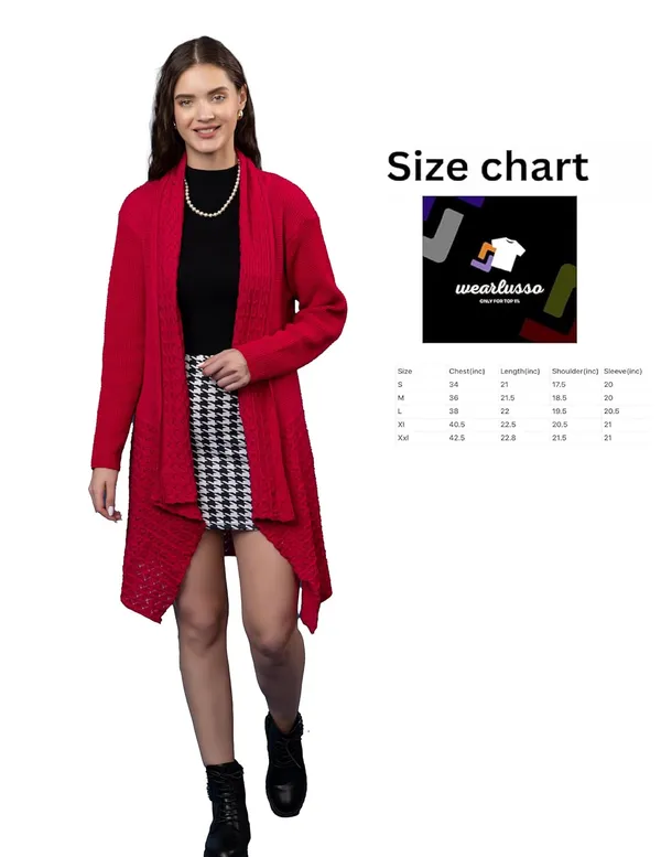 Womens_Woolen_V_Neck_Longline_Cardigan