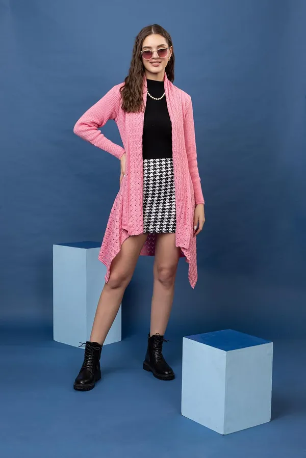 Womens_Woolen_V_Neck_Longline_Cardigan