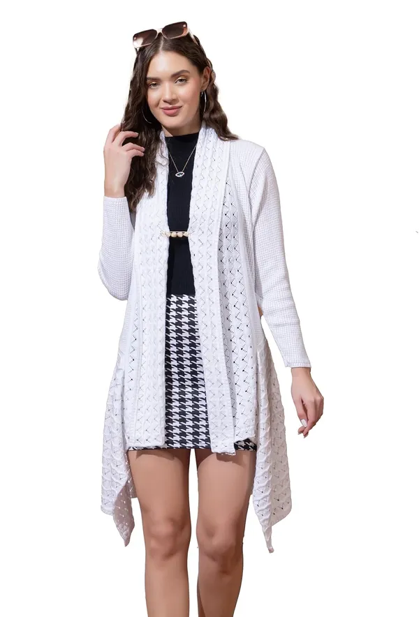 Womens_Woolen_V_Neck_Longline_Cardigan
