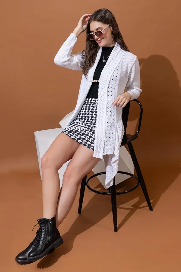 Womens_Woolen_V_Neck_Longline_Cardigan
