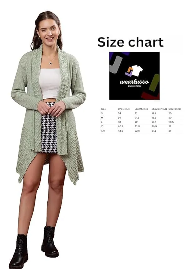 Womens_Woolen_V_Neck_Longline_Cardigan