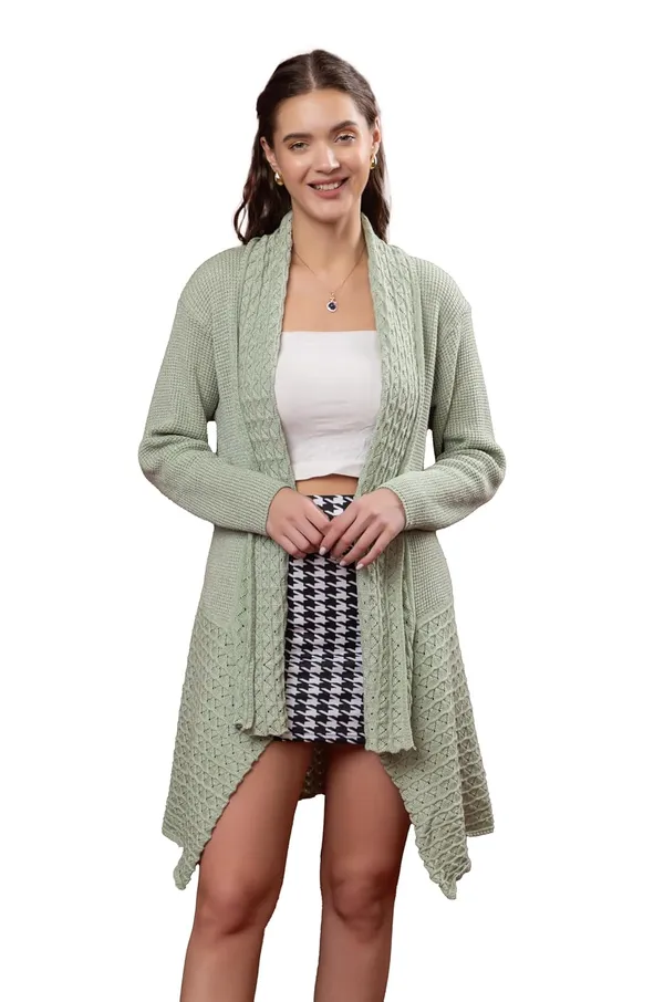 Womens_Woolen_V_Neck_Longline_Cardigan