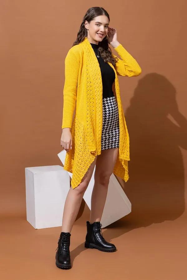 Womens_Woolen_V_Neck_Longline_Cardigan