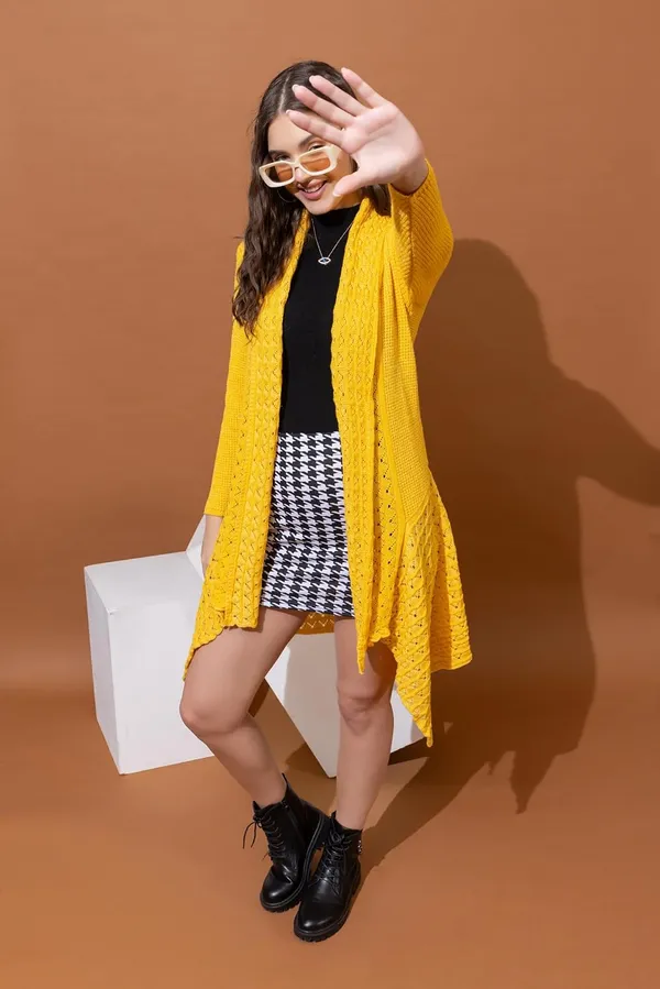 Womens_Woolen_V_Neck_Longline_Cardigan