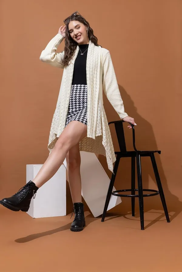 Womens_Woolen_V_Neck_Longline_Cardigan
