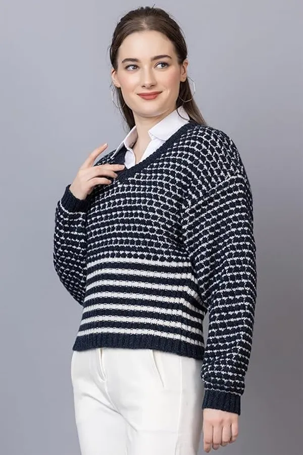 Woolen_V_Neck_Sweater_For_Women