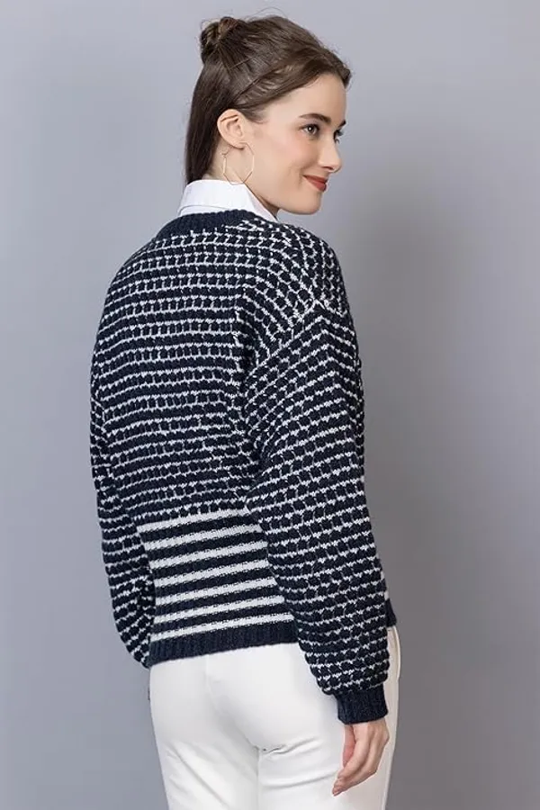 Woolen_V_Neck_Sweater_For_Women