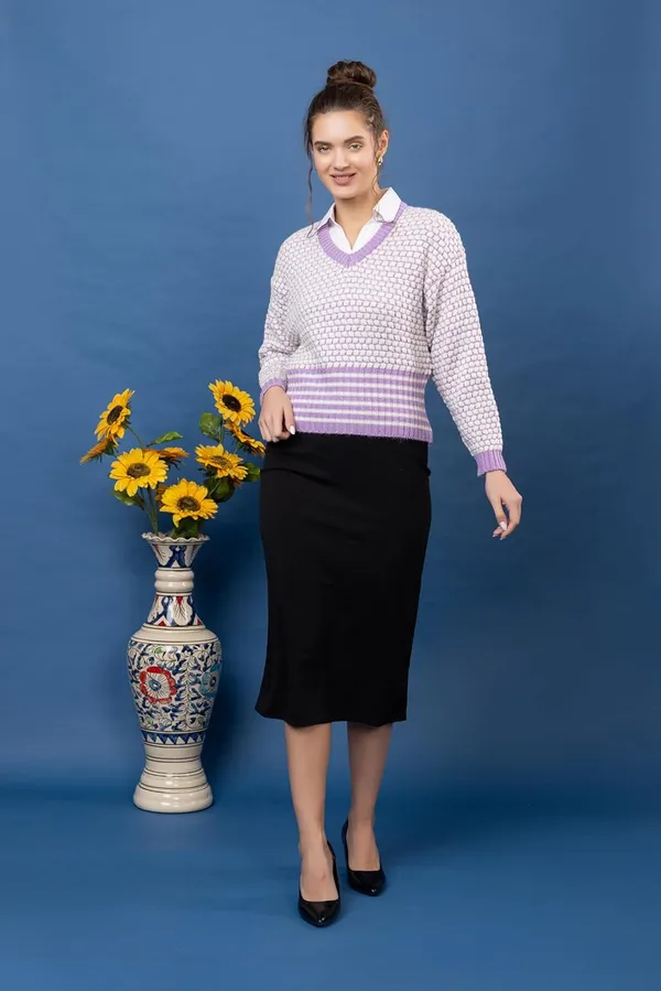 Womens_V_Neck_Pullover_Sweater