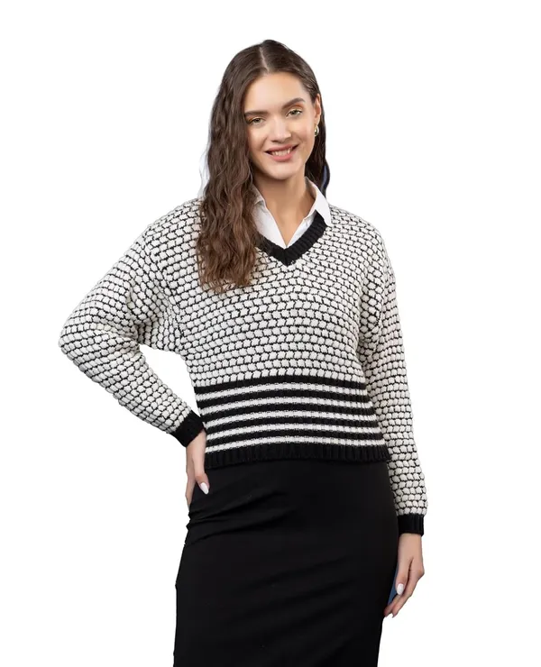 Womens_V_Neck_Pullover_Sweater
