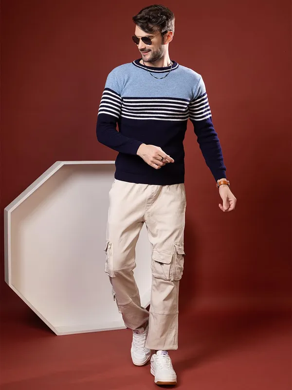 Men_S_Round_Neck_Striped_Wool_Sweater