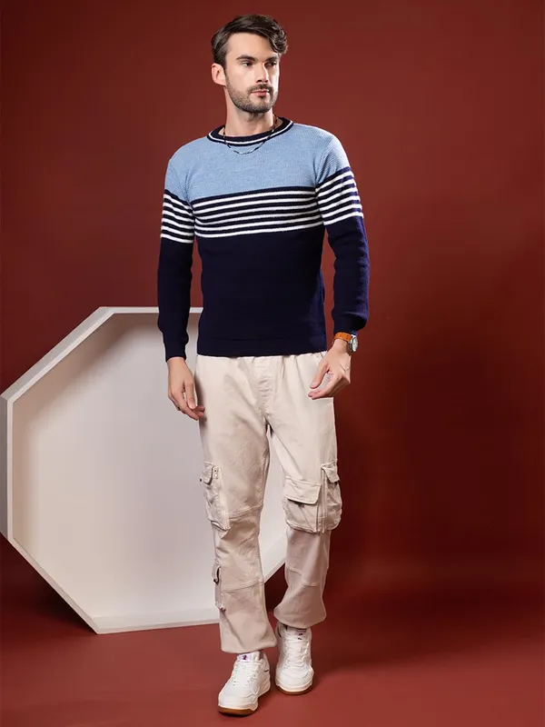 Men_S_Round_Neck_Striped_Wool_Sweater