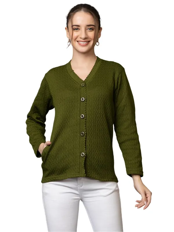 Womens_Wool_V_Neck_Cardigan