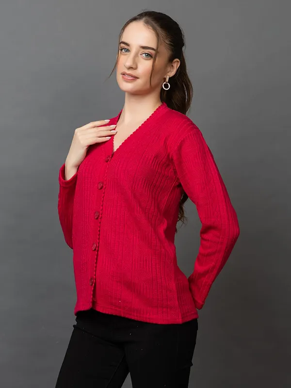 Womens_Wool_V_Neck_Cardigan