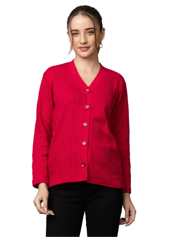 Womens_Wool_V_Neck_Cardigan