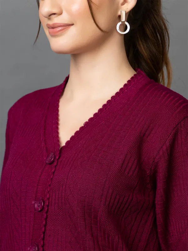 Womens_Wool_V_Neck_Cardigan