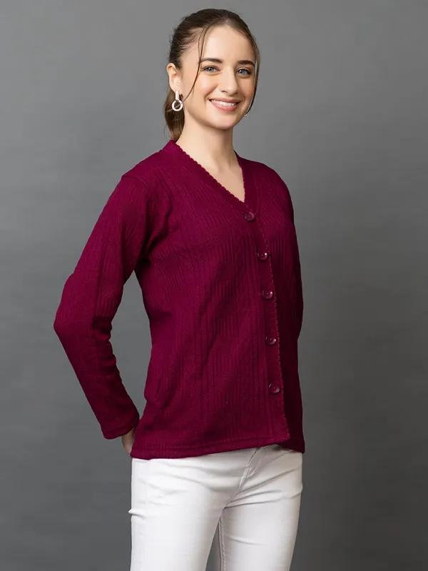Womens_Wool_V_Neck_Cardigan