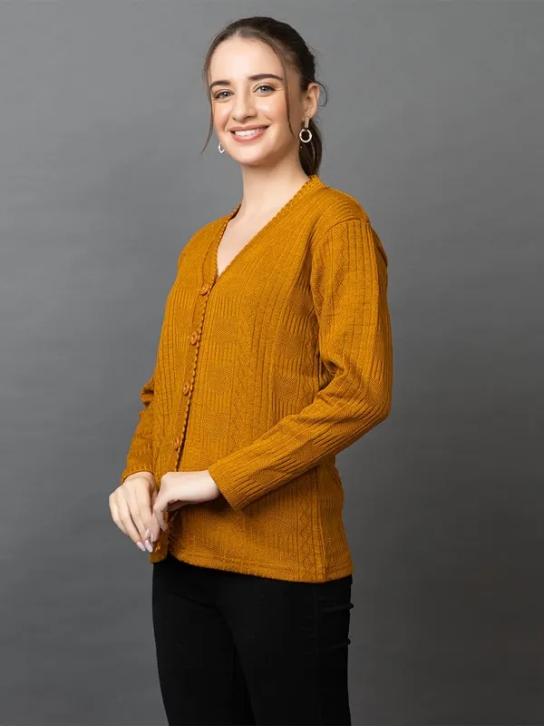Womens_Wool_V_Neck_Cardigan