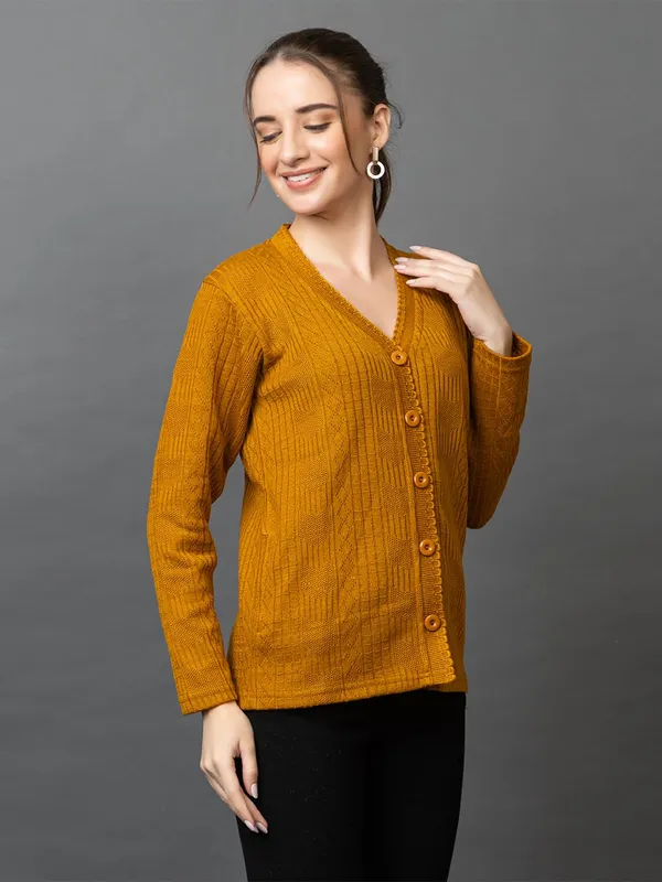 Womens_Wool_V_Neck_Cardigan