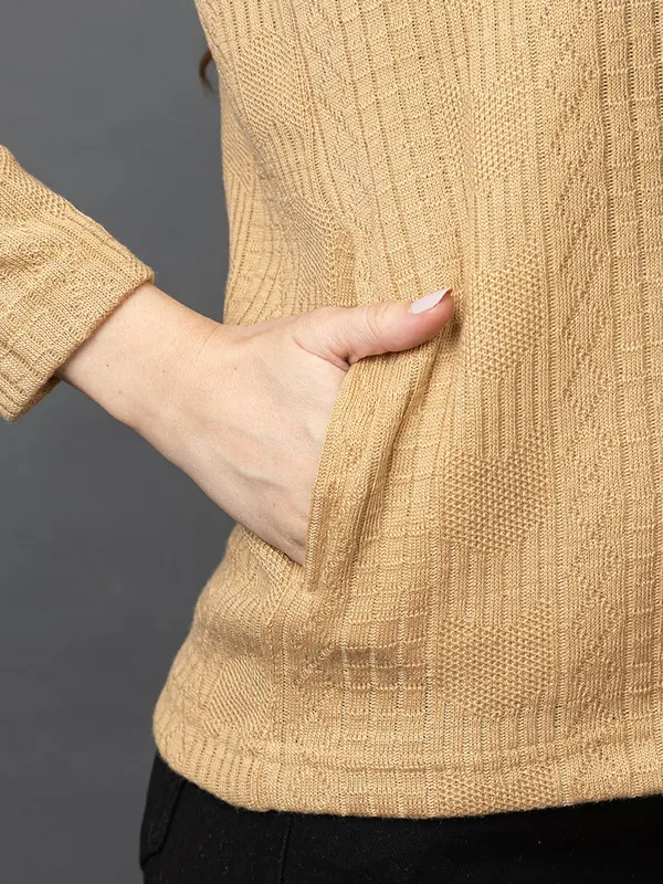 Womens_Woolen_V_Neck_Cardigan