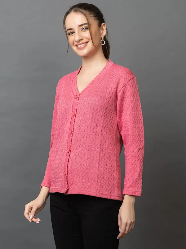 Womens_Woolen_V_Neck_Cardigan_With_Pockets