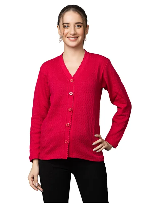 Womens_Woolen_V_Neck_Cardigan_With_Pockets