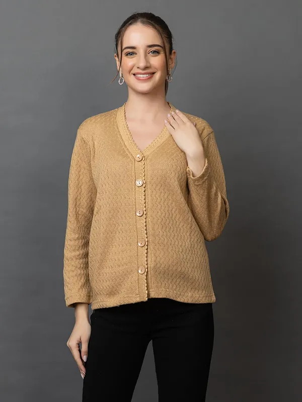 Womens_Woolen_V_Neck_Cardigan_With_Pockets