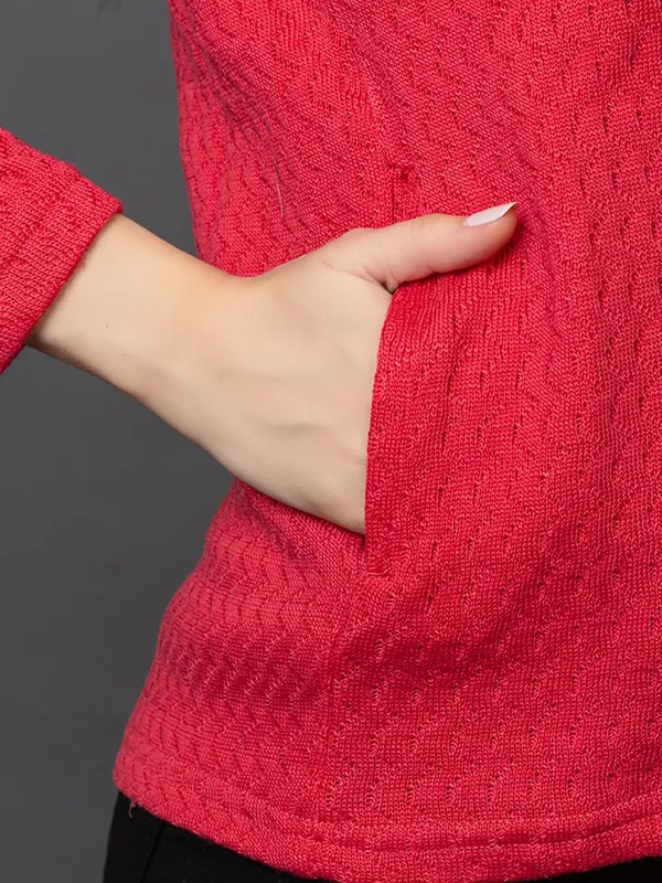 Womens_Woolen_V_Neck_Cardigan_With_Pockets