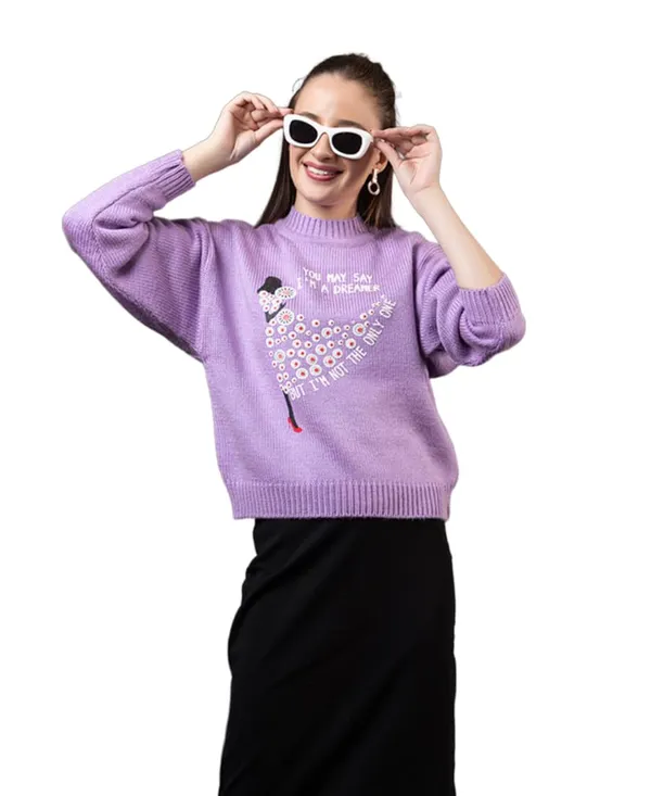 Womens_Woolen_Knit_Pullover_Sweater