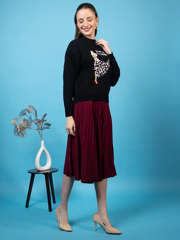 Womens_Woolen_Knit_Pullover_Sweater