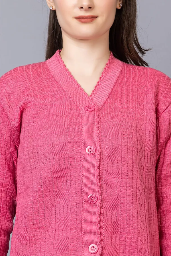 Womens_Woolen_Acrylic_V_Neck_Cardigan