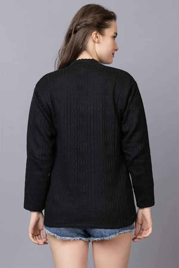 Womens_Woolen_Acrylic_V_Neck_Cardigan