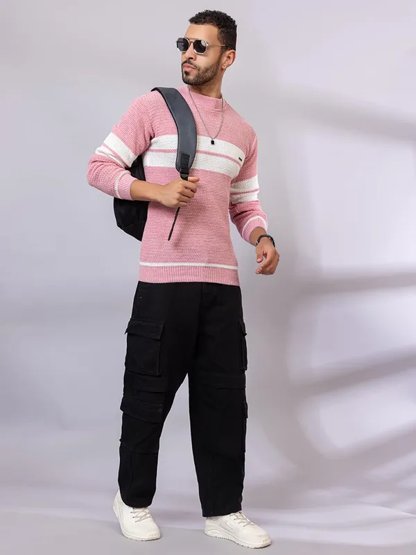 Men_S_Striped_Crew_Neck_Knit_Pullover_Sweater