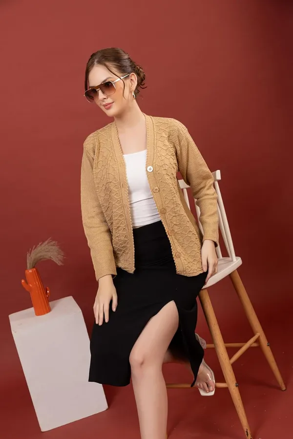 Womens_Knitted_Button_Down_Cardigan_Sweater