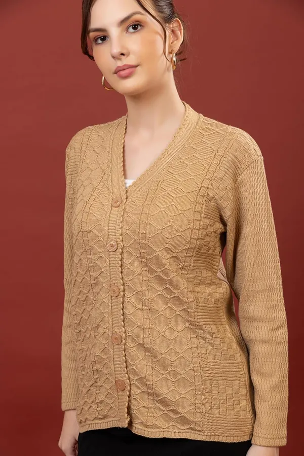 Womens_Knitted_Button_Down_Cardigan_Sweater