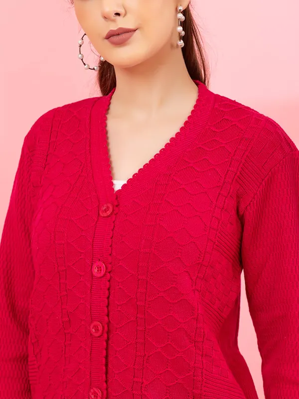 Womens_Knitted_Button_Down_Cardigan_Sweater