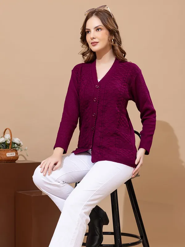 Womens_Knitted_Button_Down_Cardigan_Sweater