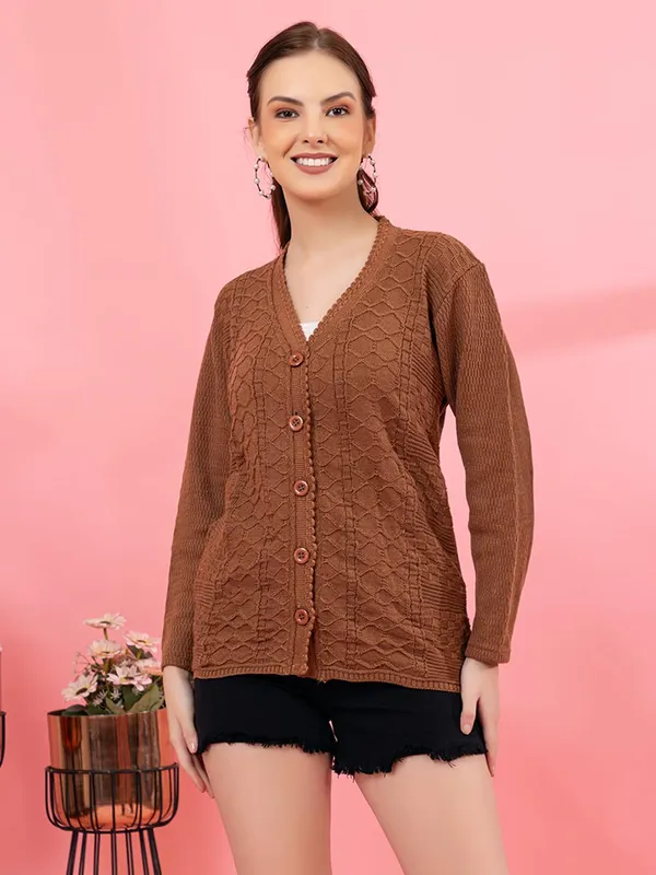 Womens_Knitted_Cardigan_Sweater