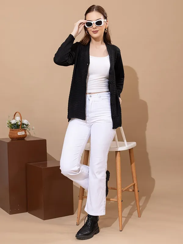 Womens_Knitted_Button_Down_Cardigan_Sweater