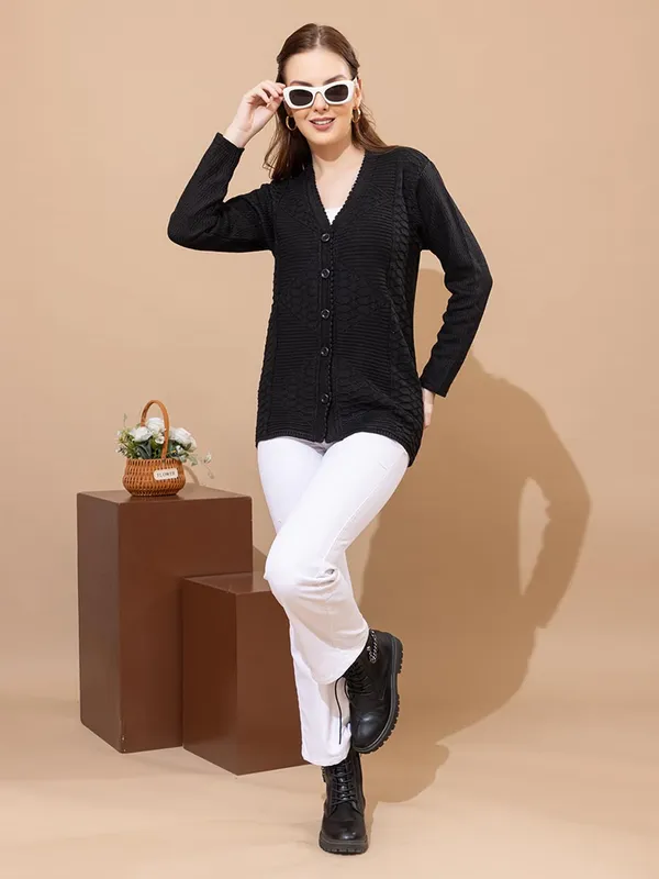 Womens_Knitted_Button_Down_Cardigan_Sweater