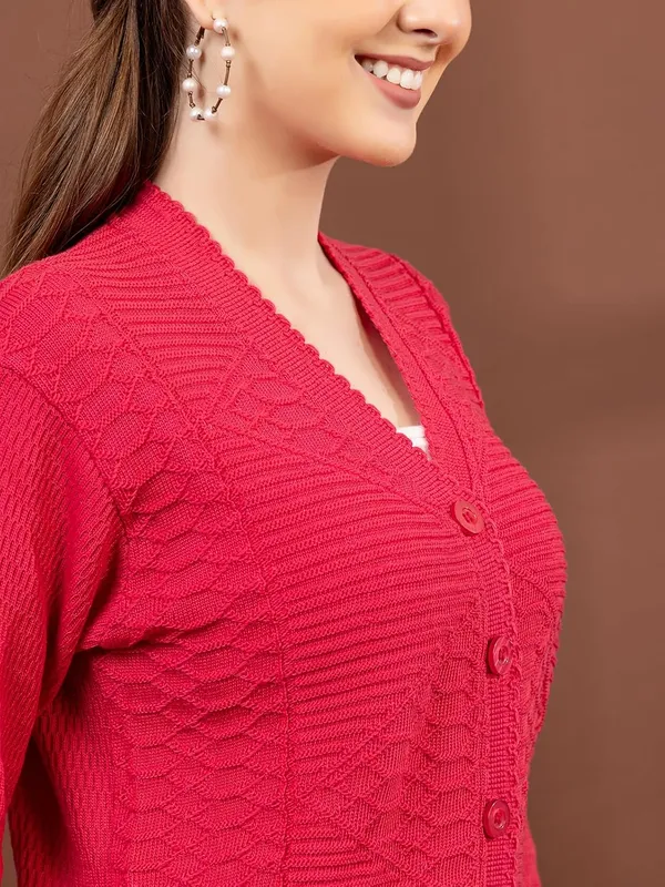 Womens_Knitted_Button_Down_Cardigan_Sweater
